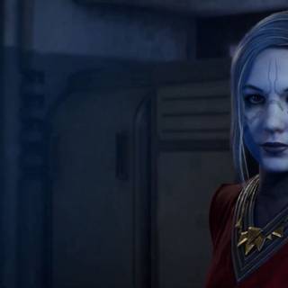 Cal Kestis and Merrin wallpaper