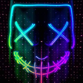 Simple neon wallpaper