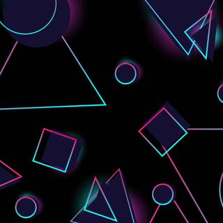 Simple neon wallpaper