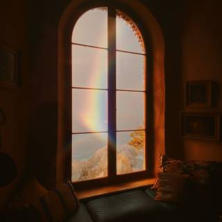 Window room wallpaper