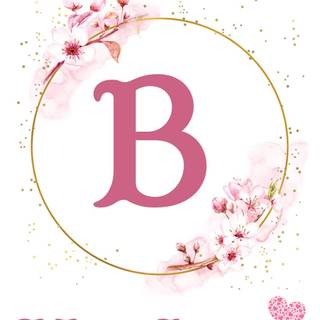 Cute letter b wallpaper