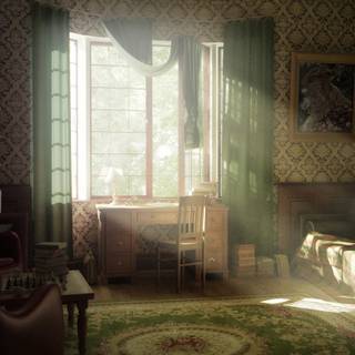 Window room wallpaper