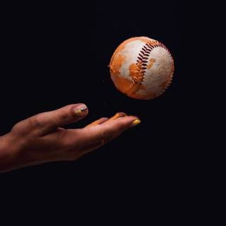 Baseball ball wallpaper