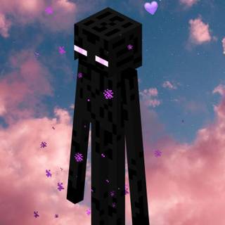Minecraft purple wallpaper
