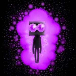 Minecraft purple wallpaper