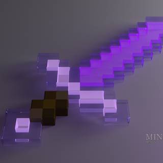 Minecraft purple wallpaper