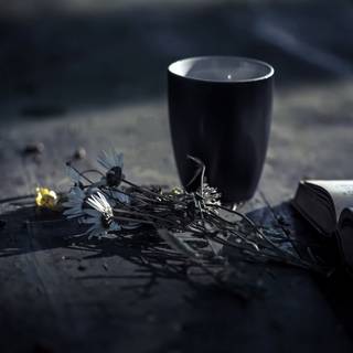 Dark books wallpaper