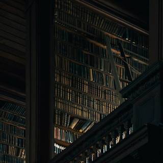 Dark books wallpaper