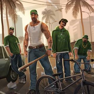 GTA SA aesthetic phone wallpaper