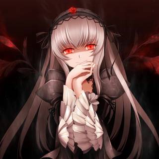 Goth girl anime wallpaper