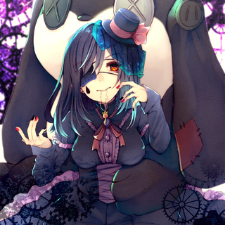 Goth girl anime wallpaper