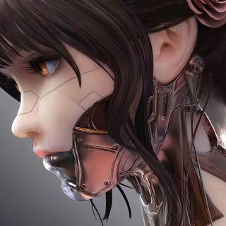 Fantasy science fiction girl wallpaper