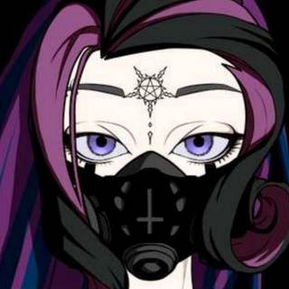 Goth girl anime wallpaper