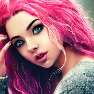 Fantasy science fiction girl wallpaper