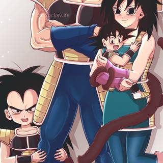 Bardock and Goku wallpaper