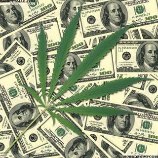 Weed and money wallpaper
