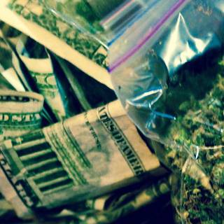 Weed and money wallpaper