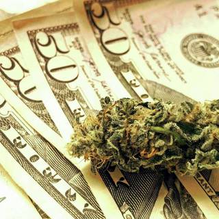 Weed and money wallpaper