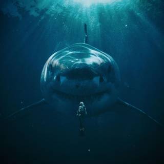 Big sharks wallpaper