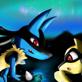 Shiny Lucario wallpaper
