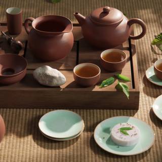 Chinese tea wallpaper