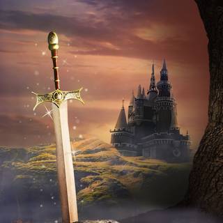 Sword in stone wallpaper