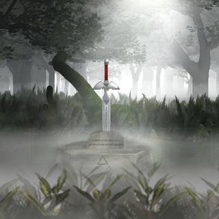 Sword in stone wallpaper