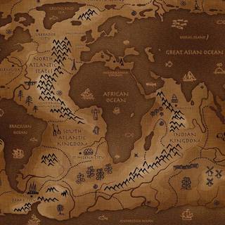 Ancient maps wallpaper