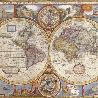 Ancient maps wallpaper