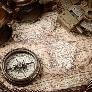 Ancient maps wallpaper