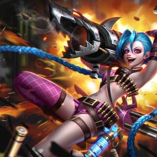 LoL Jinx wallpaper
