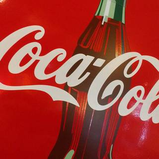 Coca Cola 2023 logo wallpaper