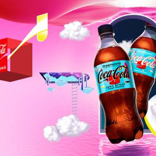 Coca Cola 2023 logo wallpaper