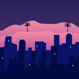 Minimal summer desktop wallpaper