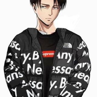 Levi drip wallpaper