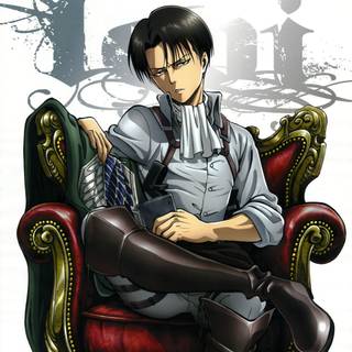 Levi drip wallpaper