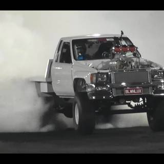 Truck burnout wallpaper