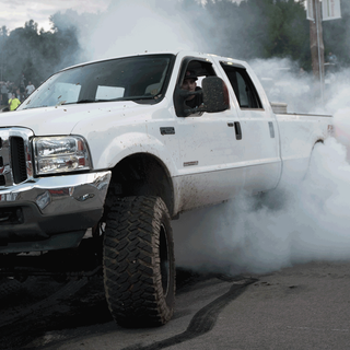 Truck burnout wallpaper