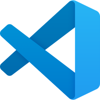 Visual Studio Code logo wallpaper