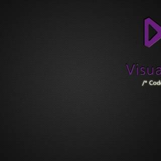 Visual Studio Code logo wallpaper