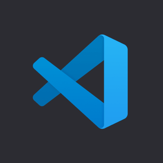 Visual Studio Code logo wallpaper