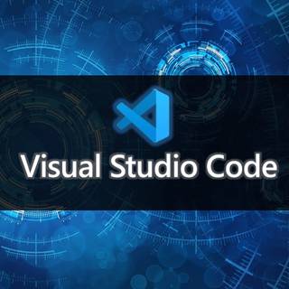 Visual Studio Code logo wallpaper