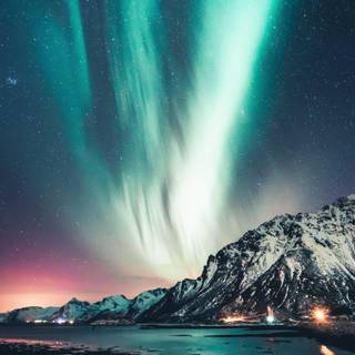 Norway Northern lights wallpaper