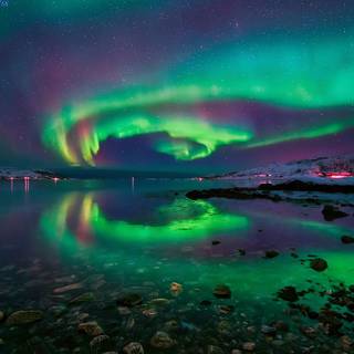 Norway Northern lights wallpaper