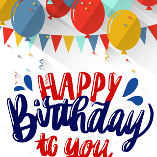 Happy birthday card wallpaper