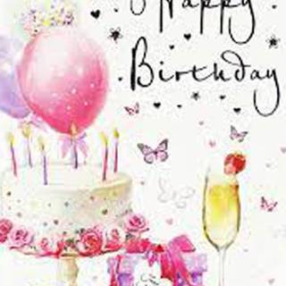 Happy birthday card wallpaper