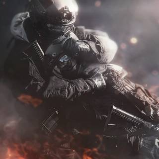 Sci fi soldier wallpaper