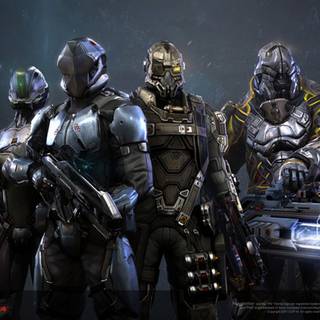 Sci fi soldier wallpaper