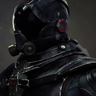 Sci fi soldier wallpaper