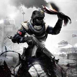 Sci fi soldier wallpaper